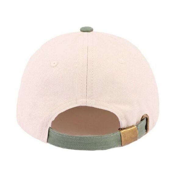 Mommin' Two-Tone Cotton Cap Dark Forest Green O/S NEW - Picture 4 of 4